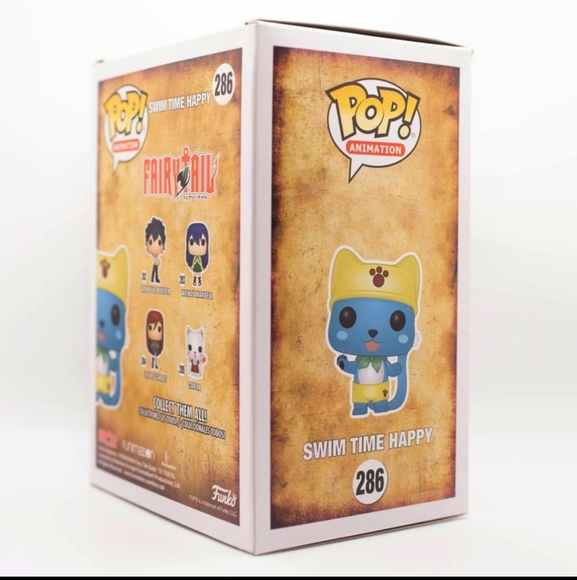 Funko Pop Fairy Tail Swim Time Happy (#286) - Picture 3 of 5